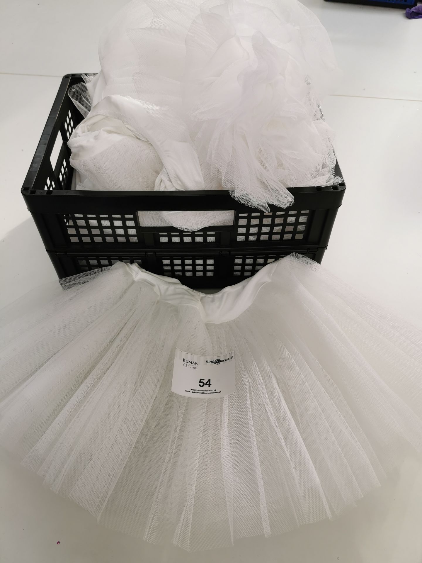 7pc White tutu skirts,Various sizes