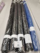 125m Hologram sequin tulle on 5 rolls. RRP £4-6 per meter