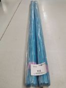 2 x Novelty Fabric turquoise full Fabric rolls . Colour code : 045621, Width 150cm Lenth 25m