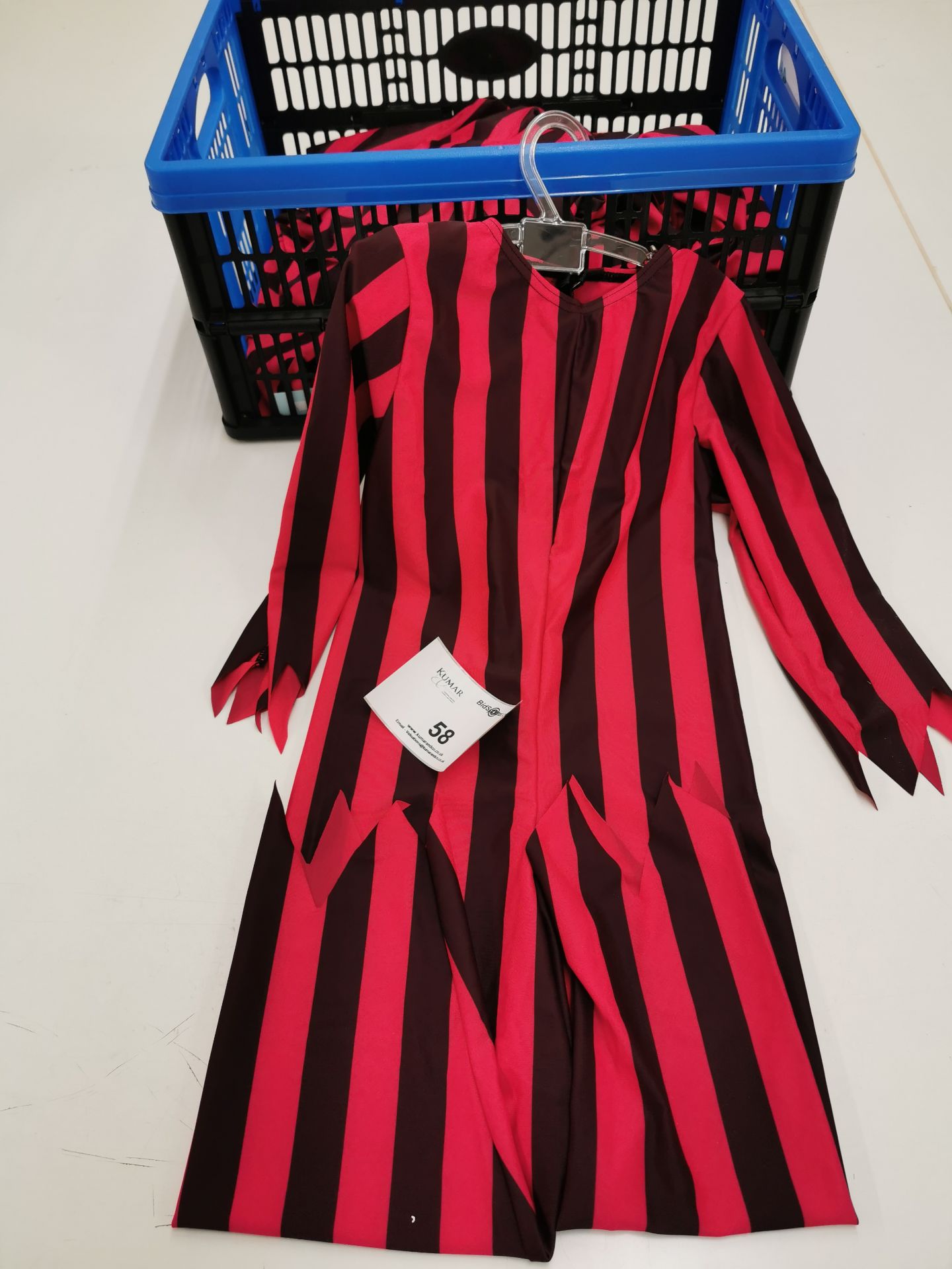 11pc Brown and red stripped bonfire themed night suits , Various sizes