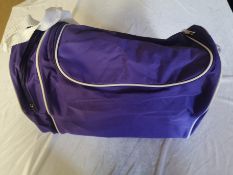 130pc Small purple gym type bags