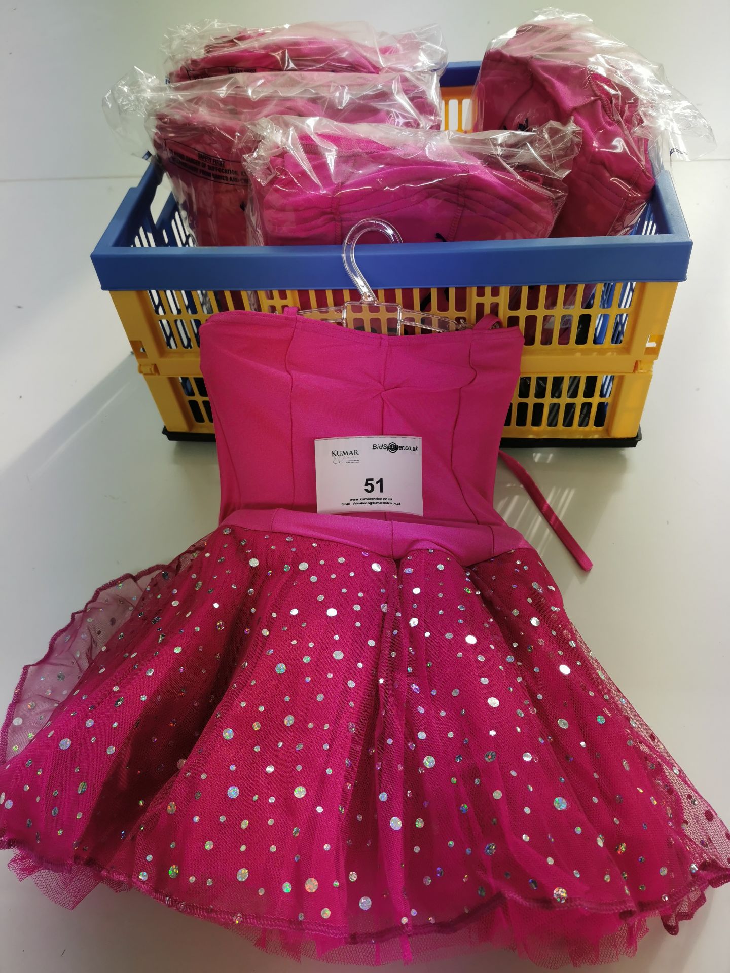 5pc Pink tutu sequin dress,Various sizes