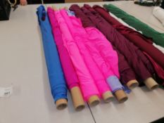 12 x Rolls stretch valour fabric.Estimated 60m RRP £8-10 per meter