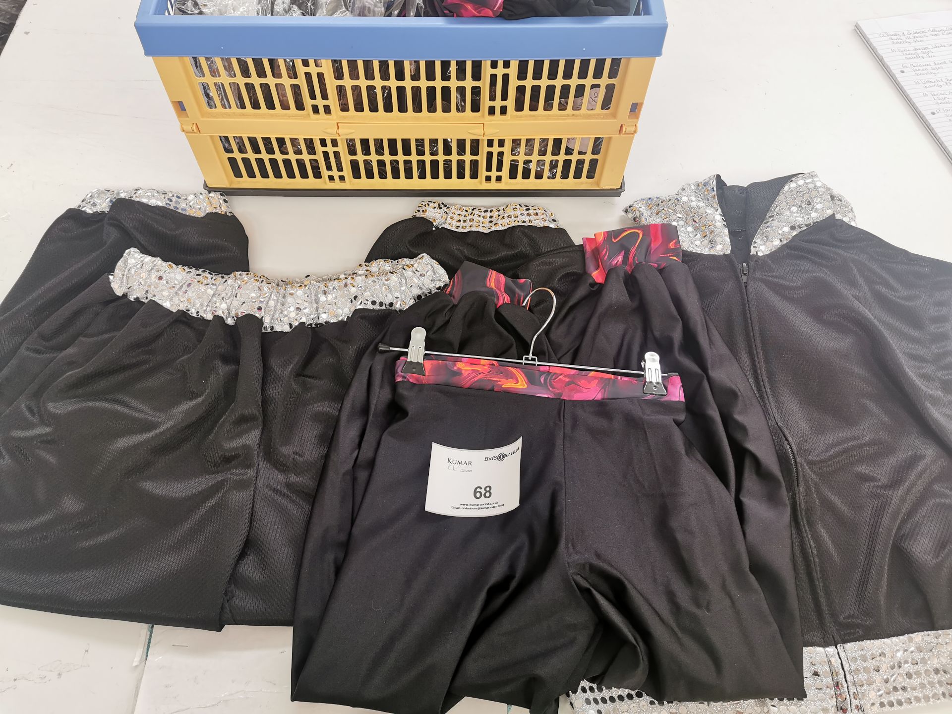 16pc Dance trousers and jackets. Various sizes and designs