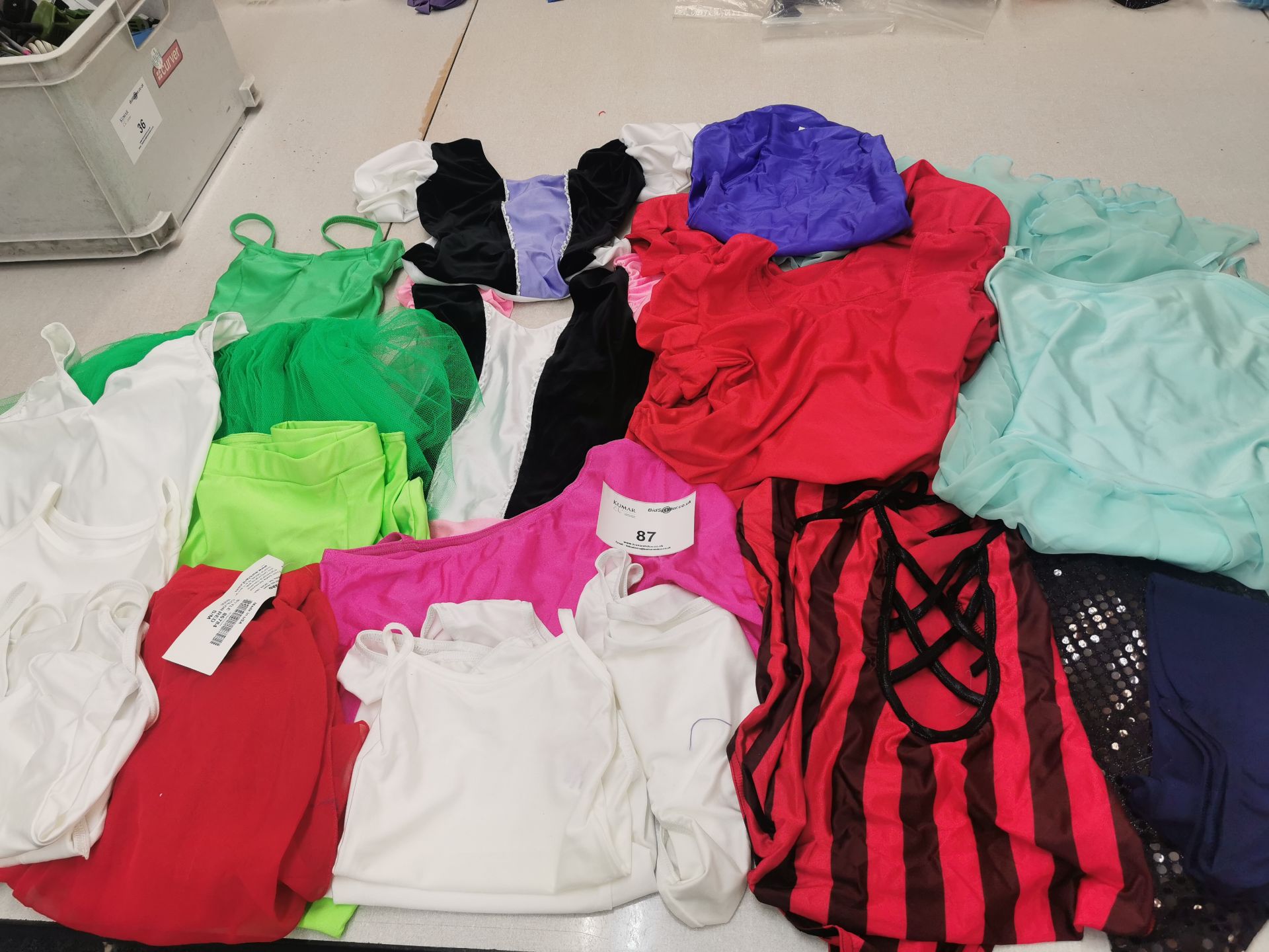 36pc + Leotards,dresses,vests. Various sizes and designs - Image 2 of 4