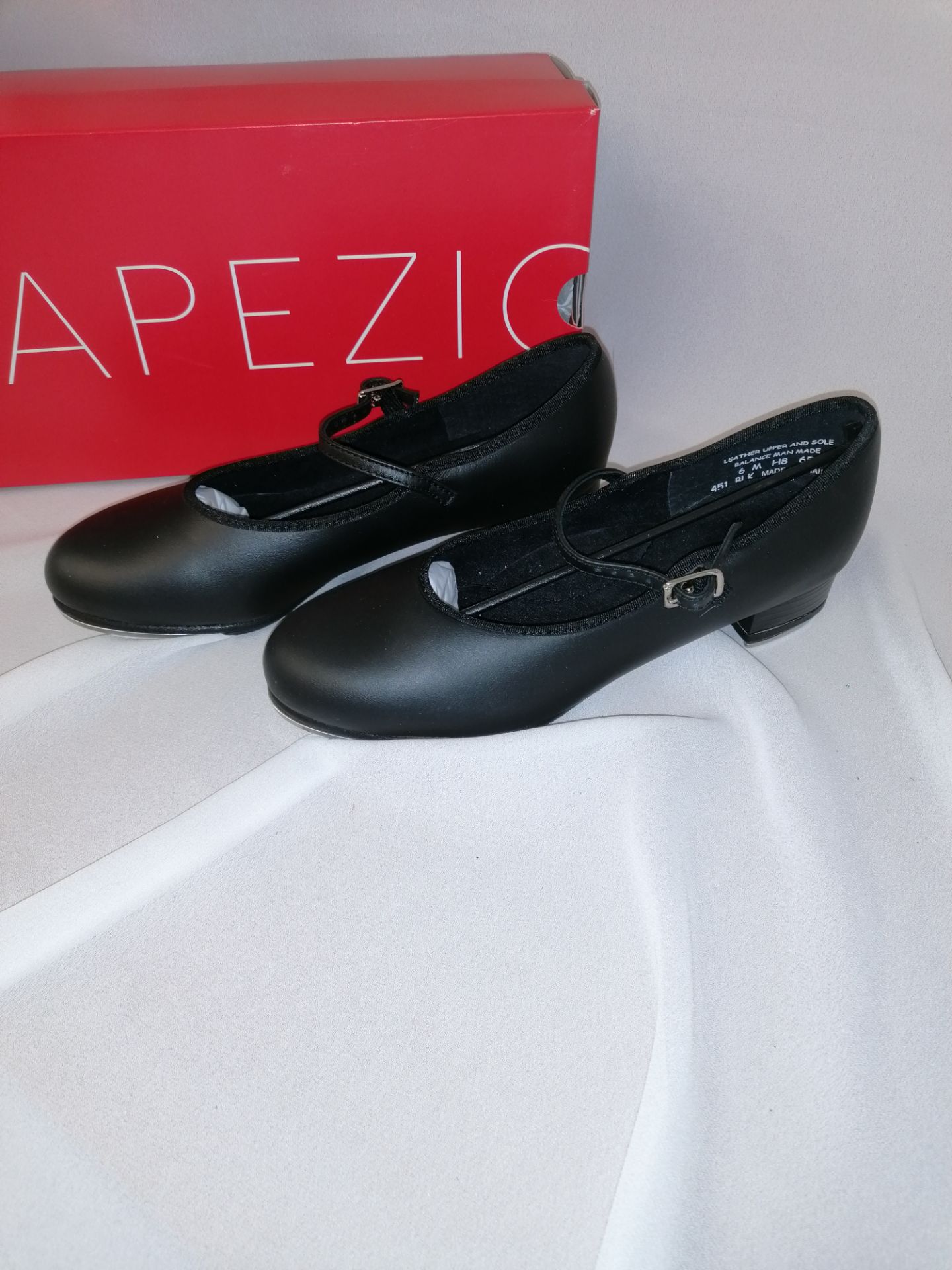 31 x Black character tap shoes model 451 aizes 6-10M - Image 5 of 6