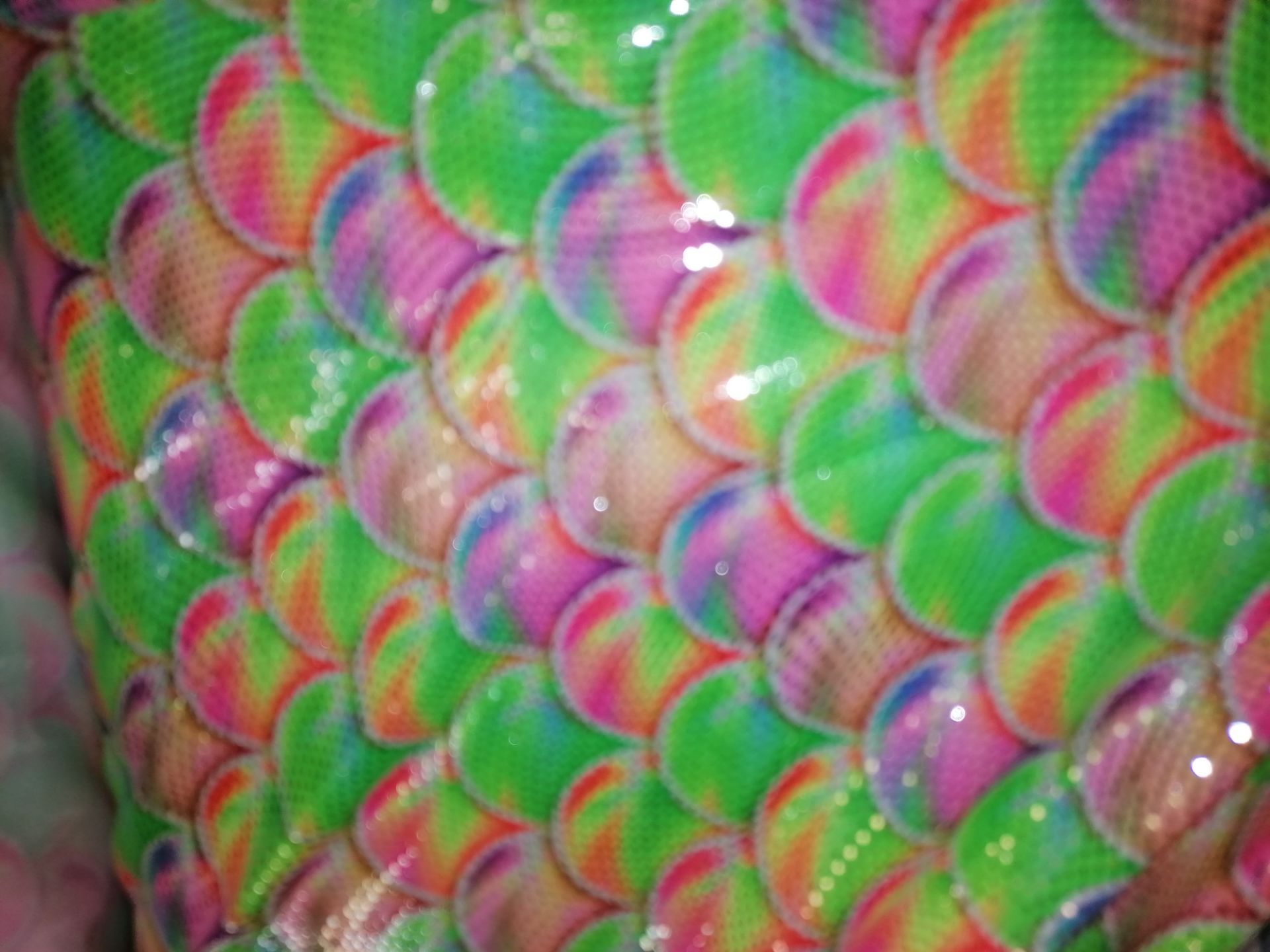 6 x Rolls double hologram printed lycra. Estimated 22m rrp £25-30 per meter - Image 4 of 6