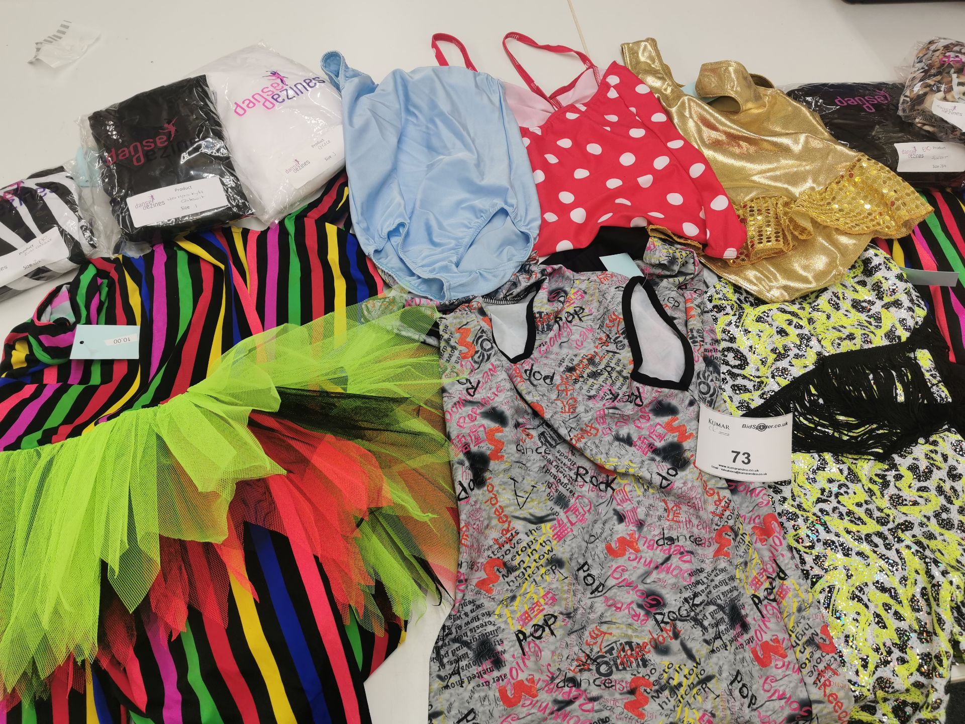 100pc Dance clothes including dresses,jumpsuits,leotards,catsuits. Various designs and sizes - Image 2 of 4
