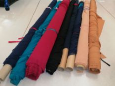 8 Rolls stretch mesh fabric. Estimated 95m RRP £8-10 per meter