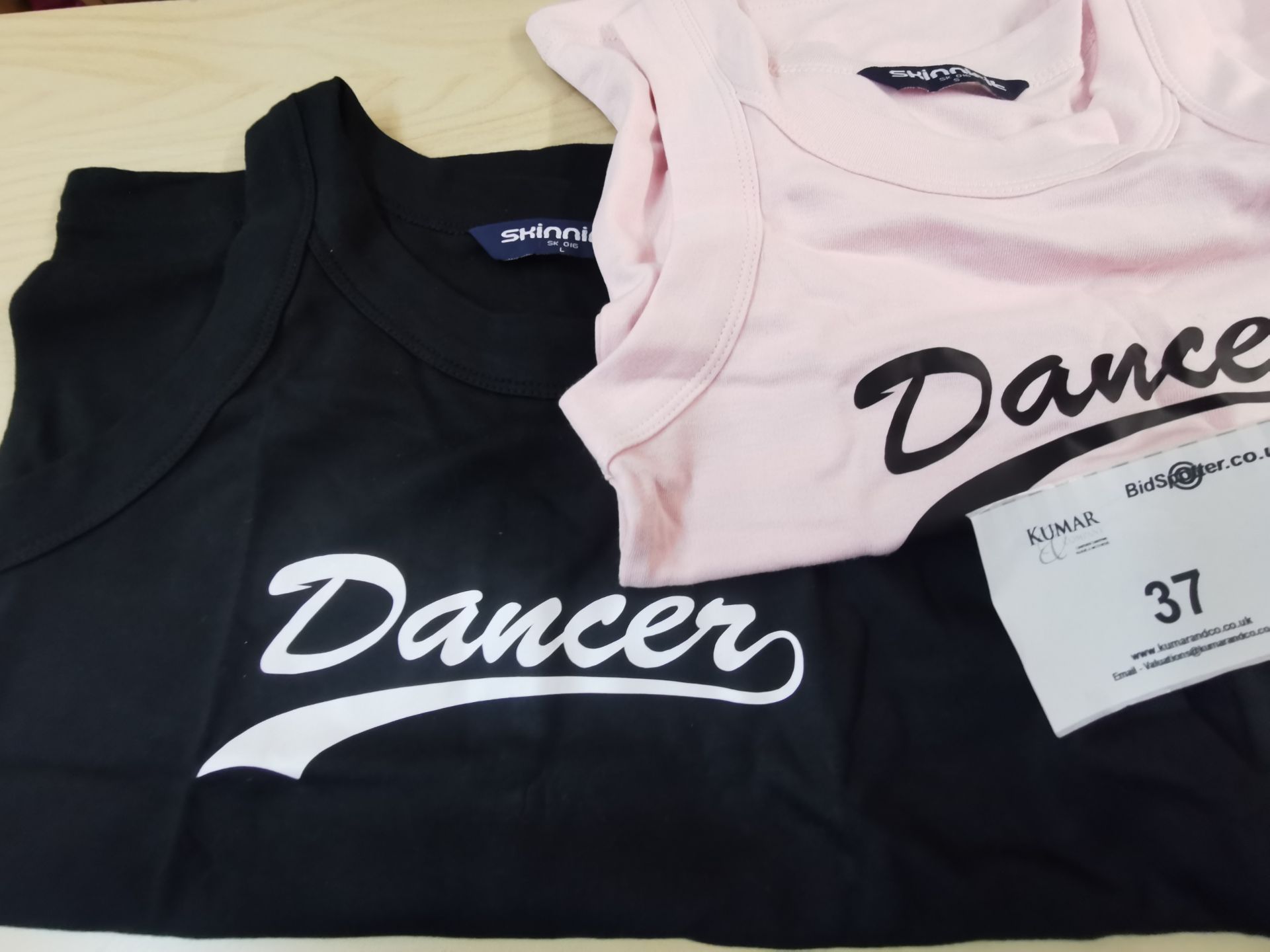 30 x Estimated . Black and pink dancer T - shirts various sizes - Image 4 of 4