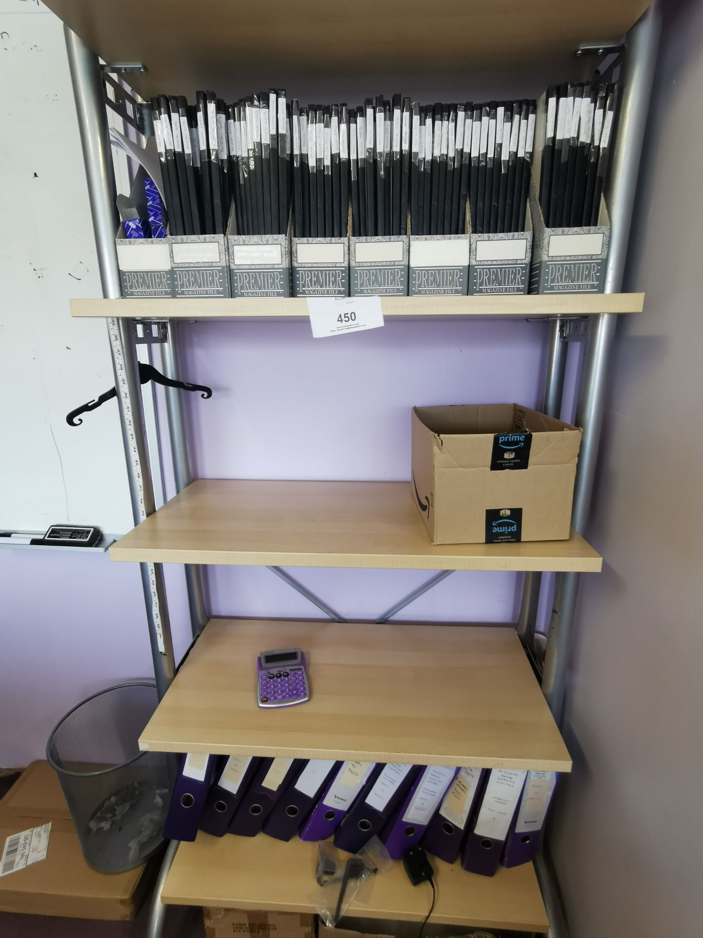 2 X Office shelves. Does not include any other items. - Please Note Collection restricted to