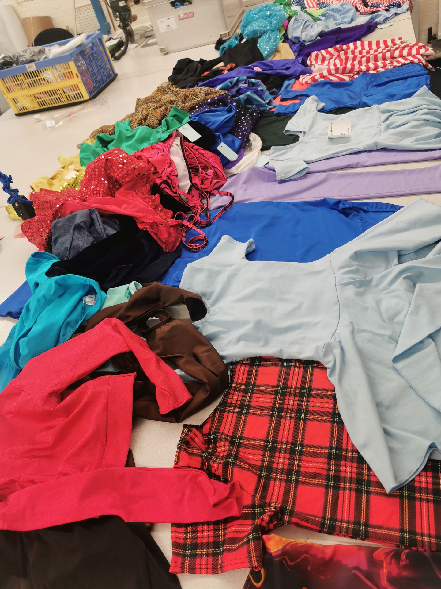 100pc Childrens dance clothes ,leotard ,dresses,trousers variuos sizes and designs