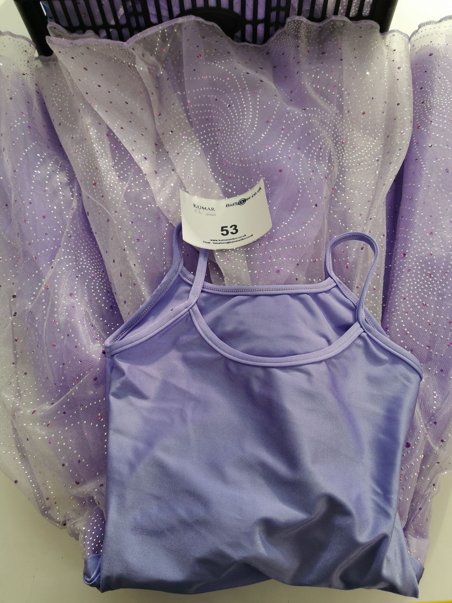 4pc Purple tutu sequin dress, Various sizes - Image 2 of 3