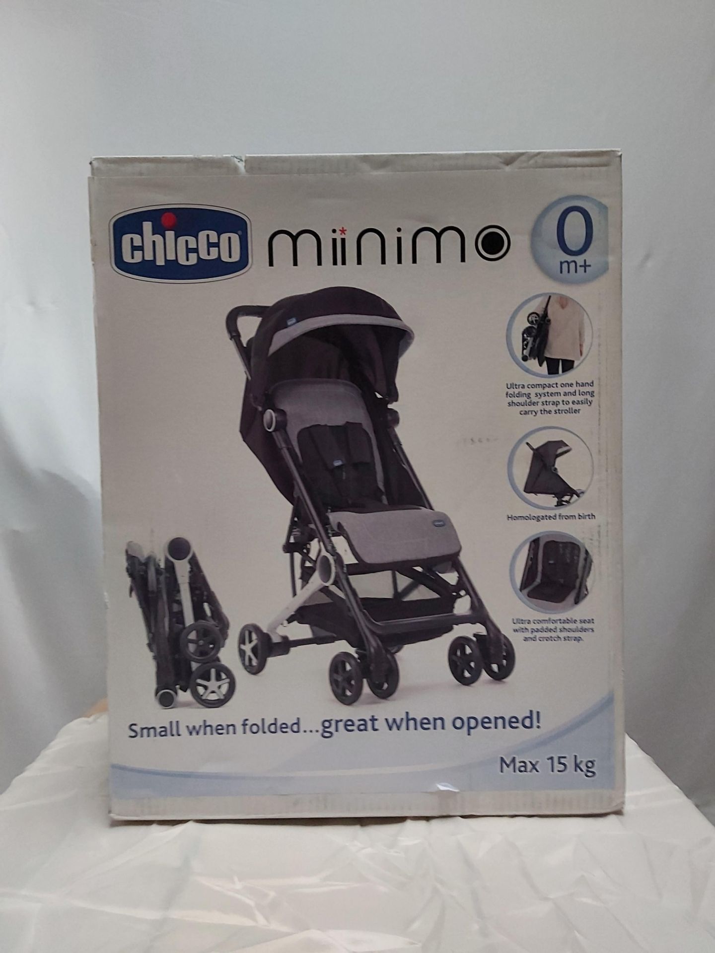 5 x Chicco Miinimo Silver/Grey Folding Stroller. Condition New & Sealed. (RRP £550)