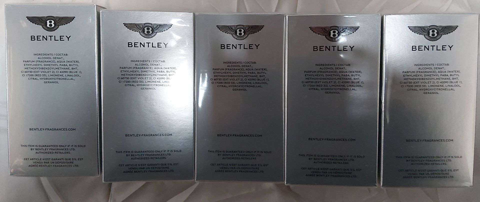 5 x Bentley Mens Momentum Unlimited 100ml EDT. Condition New & Sealed. (RRP £300). Eau De Toilette. - Image 2 of 2