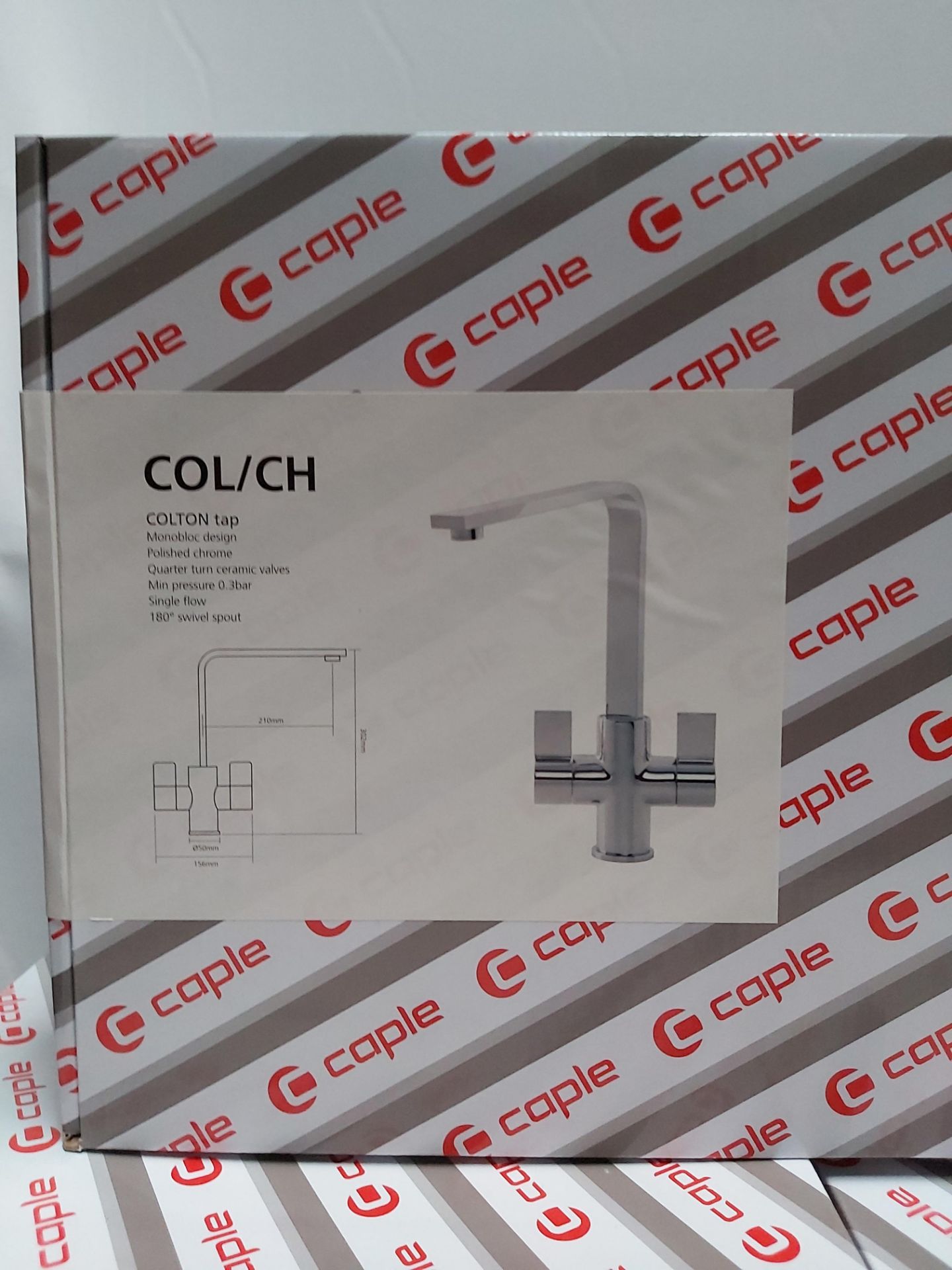 5 x Caple COLTON CHROME Dual Control Kitchen Tap. Colour Chrome. Condition New & boxed. (RRP £745) - Image 2 of 4