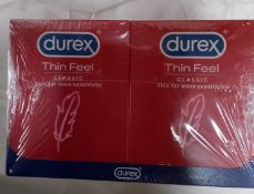 36 x 30's Durex Thin Feel 1080 Condoms In Total. Dated 06/2025. Boxed & Sealed. (RRP £720)