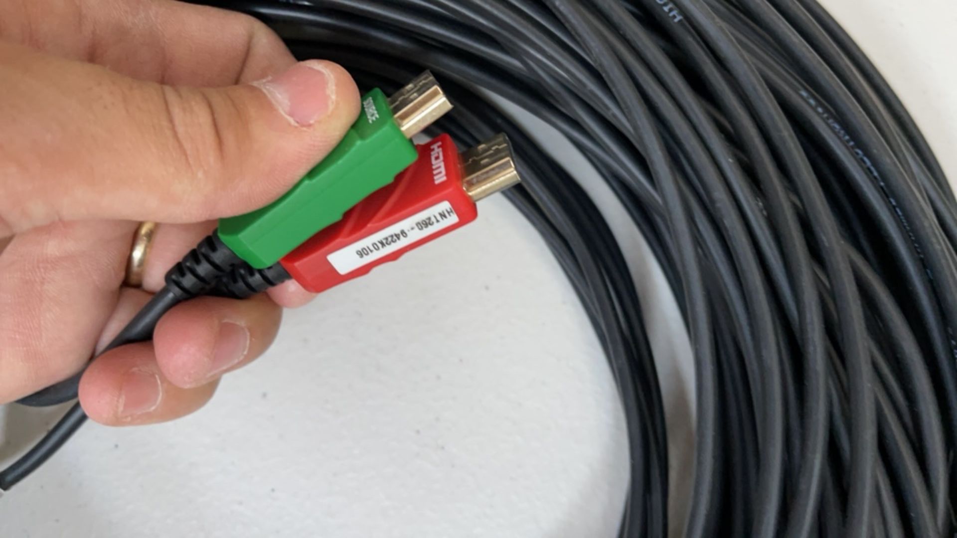 Kramer 60 meter 4K HDMI Fibre Cable c/w Bag - Image 4 of 4