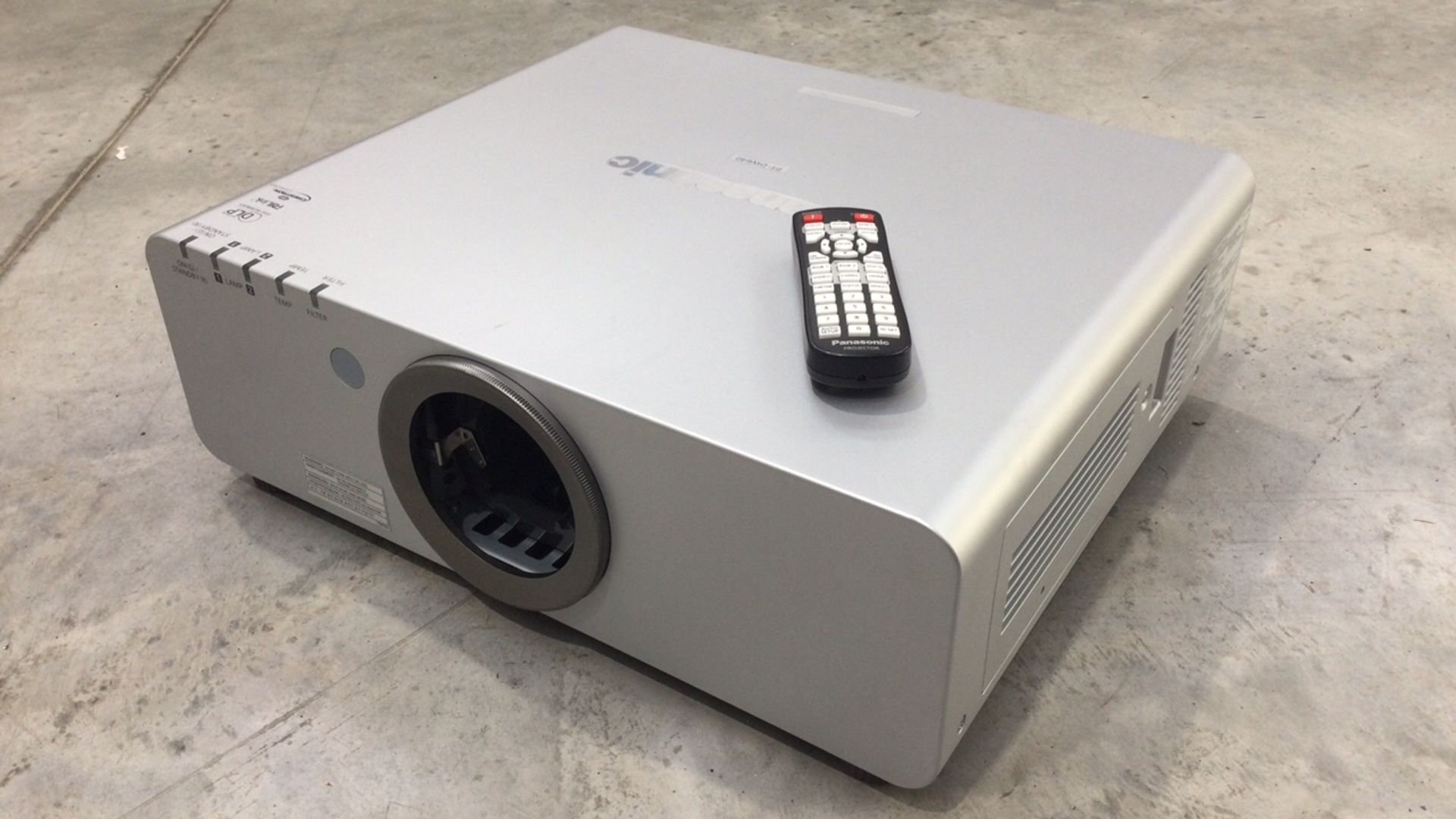 Panasonic PT-DW640 Projector (641 Hours on Lamps) c/w Remote & Flightcase