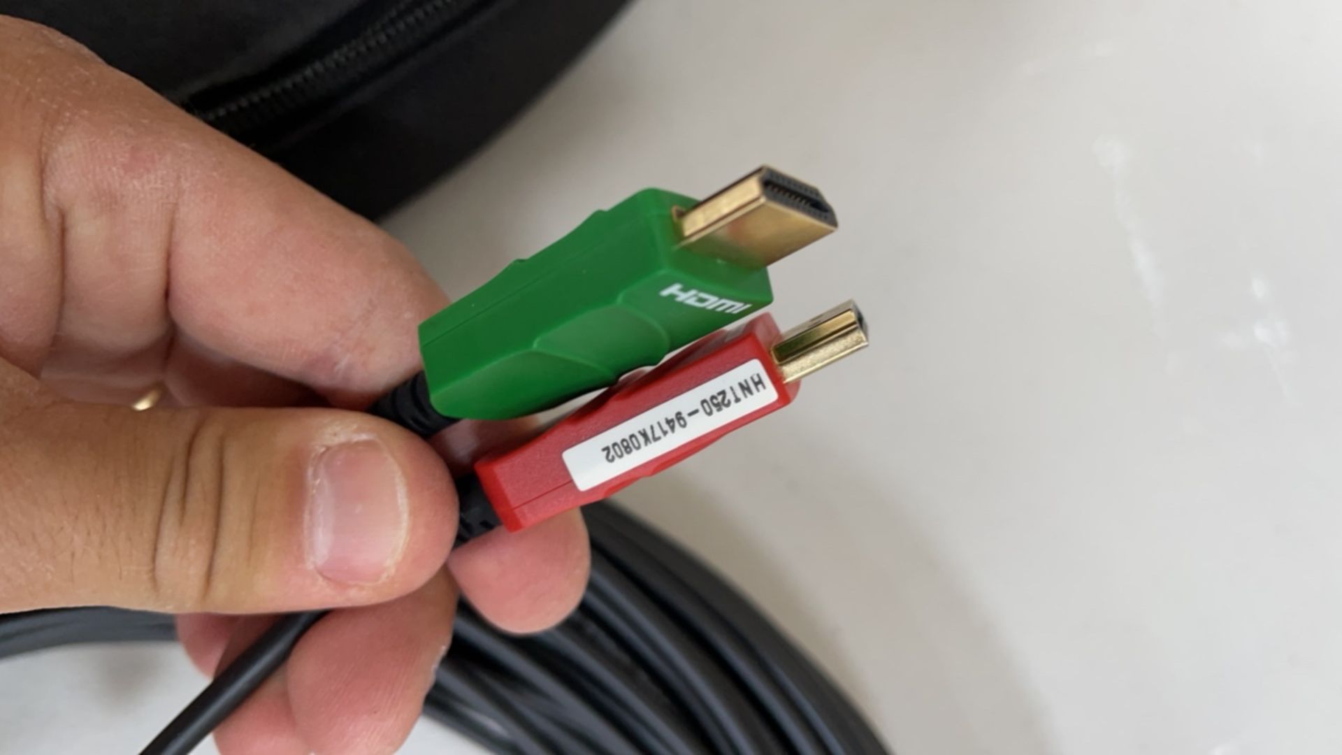 Kramer 45 meter 4K HDMI Fibre Cable c/w Bag - Image 4 of 4