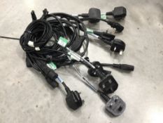8x Various Power Cables