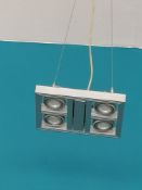 6 x Modern square spot lights (This lot is subject to ¬ £20 removal charge to be added to the