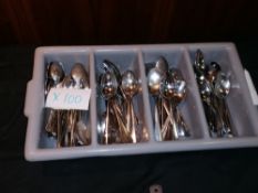 100 x Stainless steel Spoons