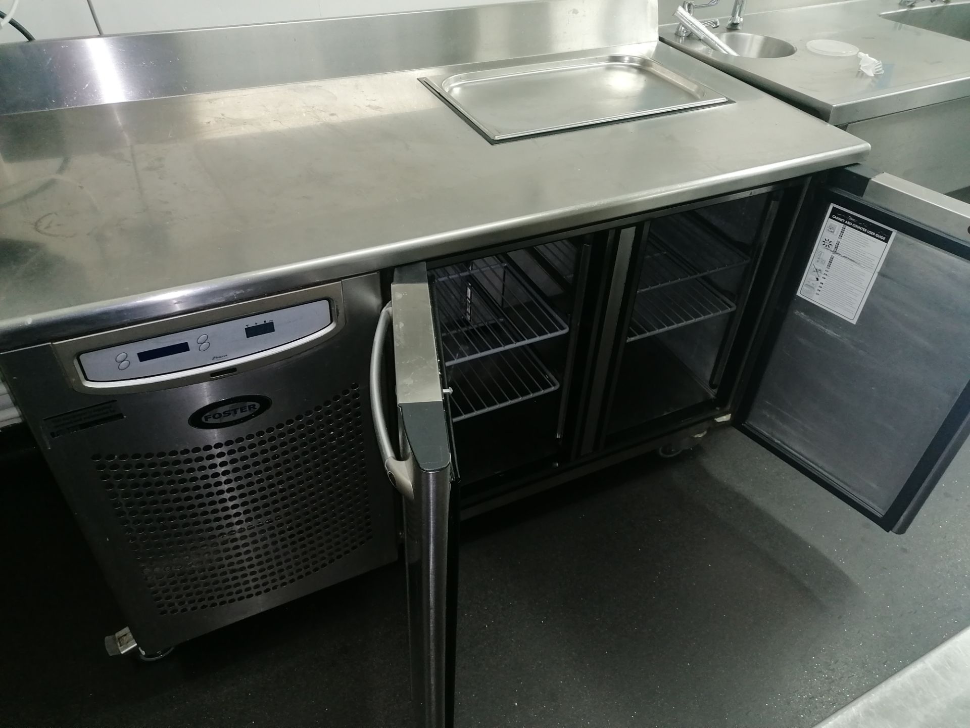 Foster Prem 1/2 H Two Door Refrigerated Counter Se - Image 3 of 4