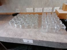 35 x Old fashioned tumbler glasses (Please Note this Lot is only available for collection by