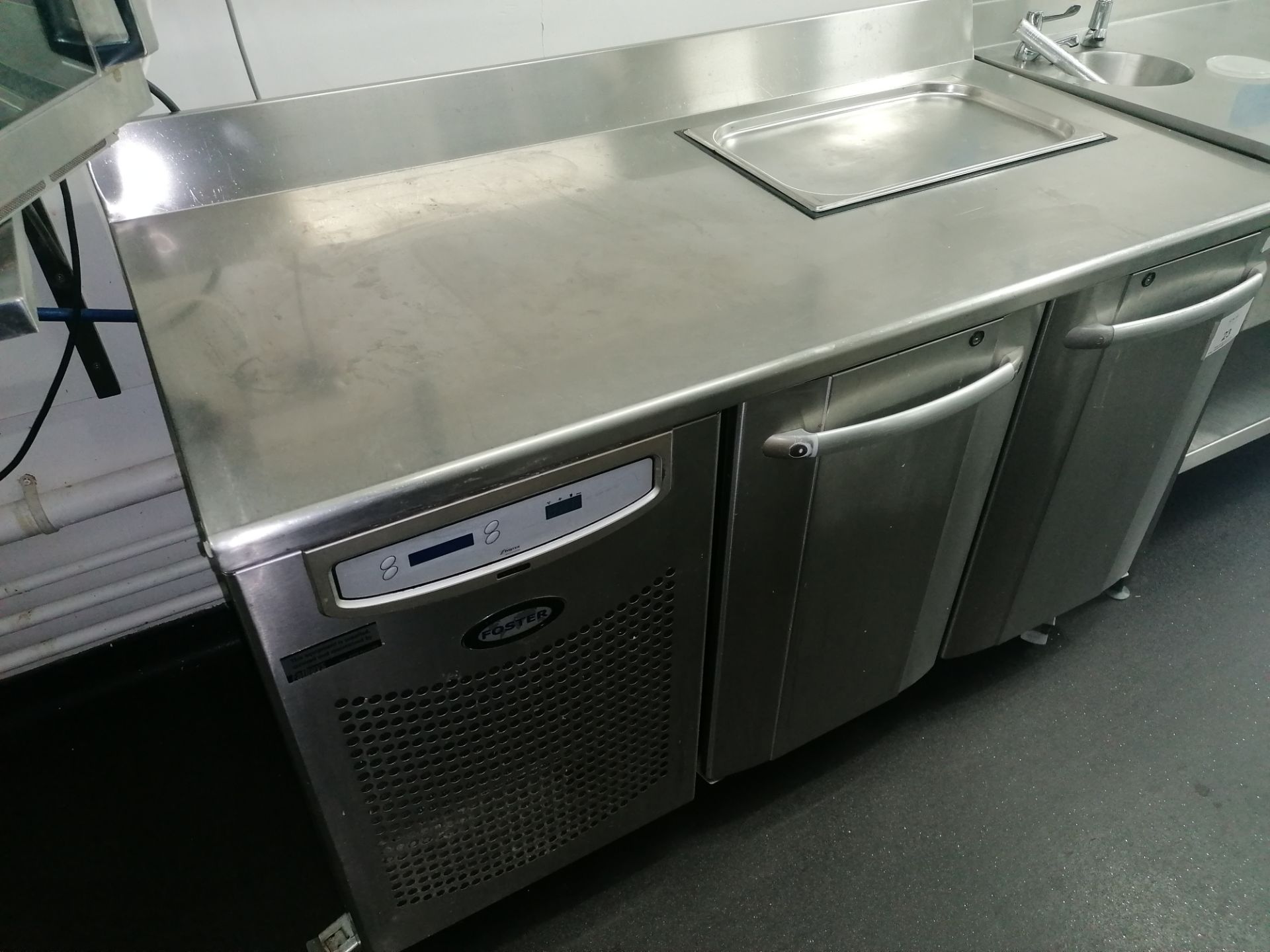 Foster Prem 1/2 H Two Door Refrigerated Counter Se