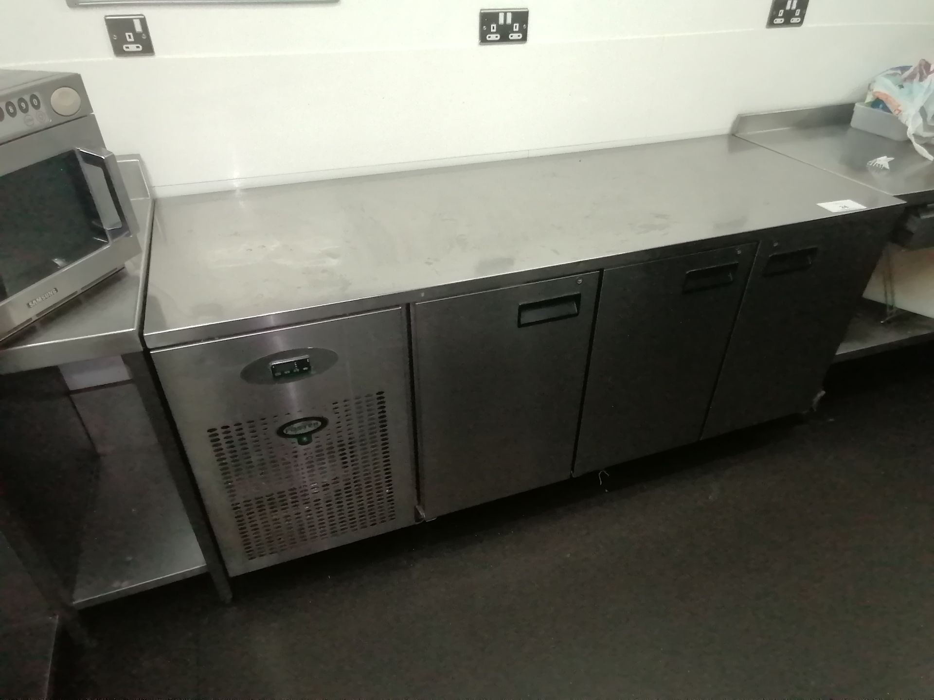 Foster Epro 1/3 H Stainless steel 3 door counter r - Image 2 of 4