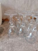 17 x White wine glasses (Please Note this Lot is only available for collection by appointment on