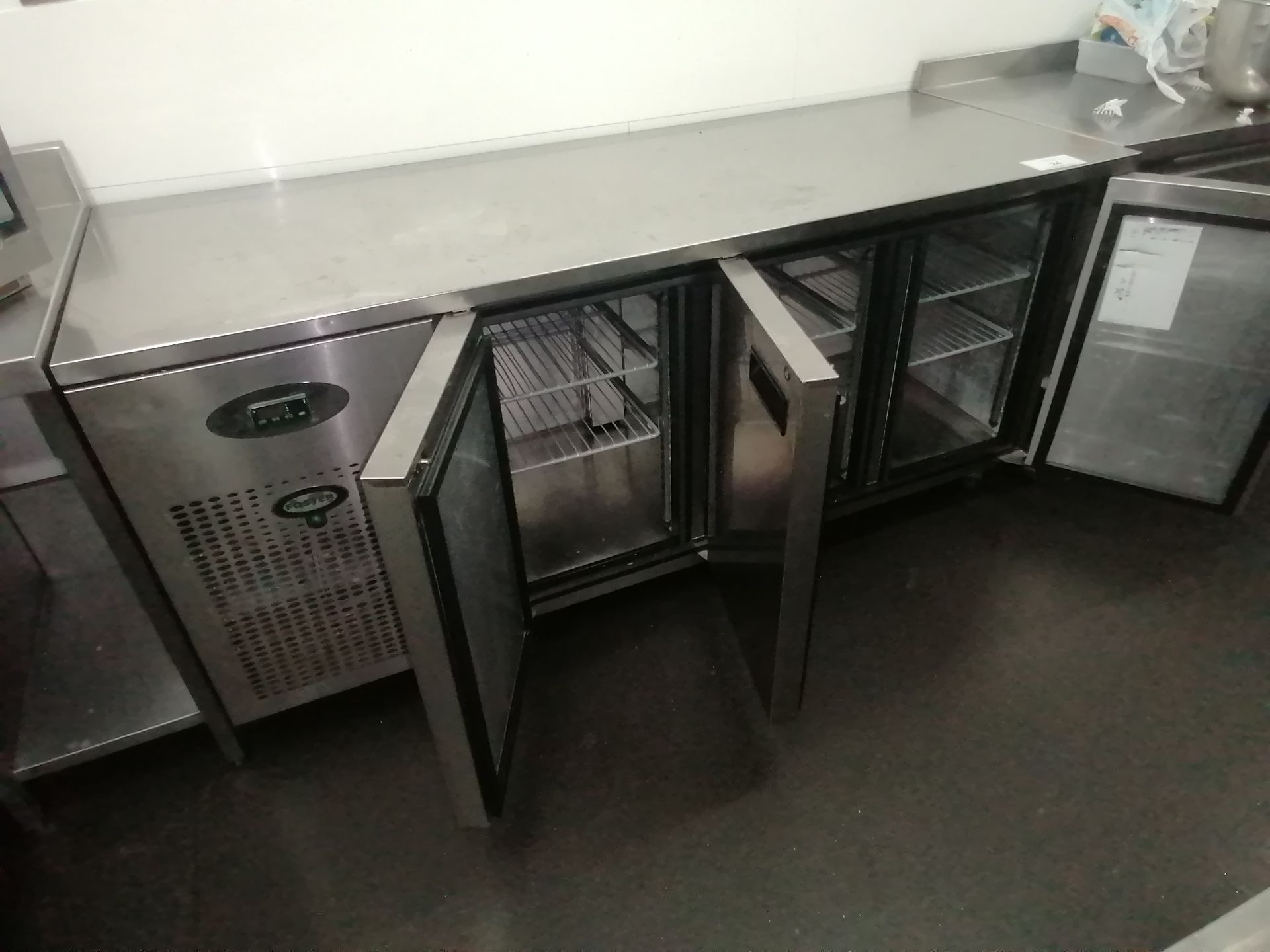 Foster Epro 1/3 H Stainless steel 3 door counter r - Image 3 of 4