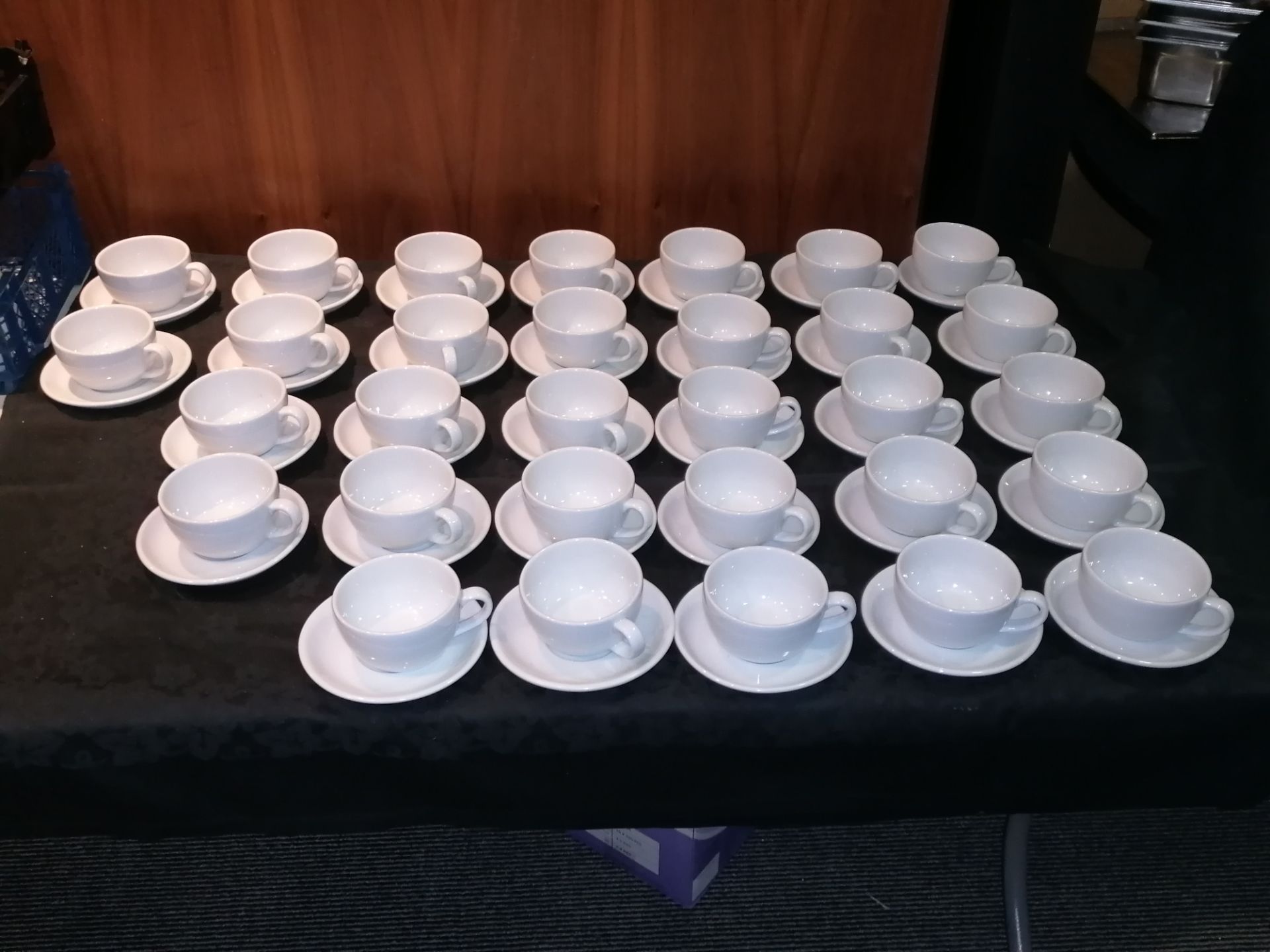 31 x Porcelite Cups & 32 Athena saucers - Image 2 of 4