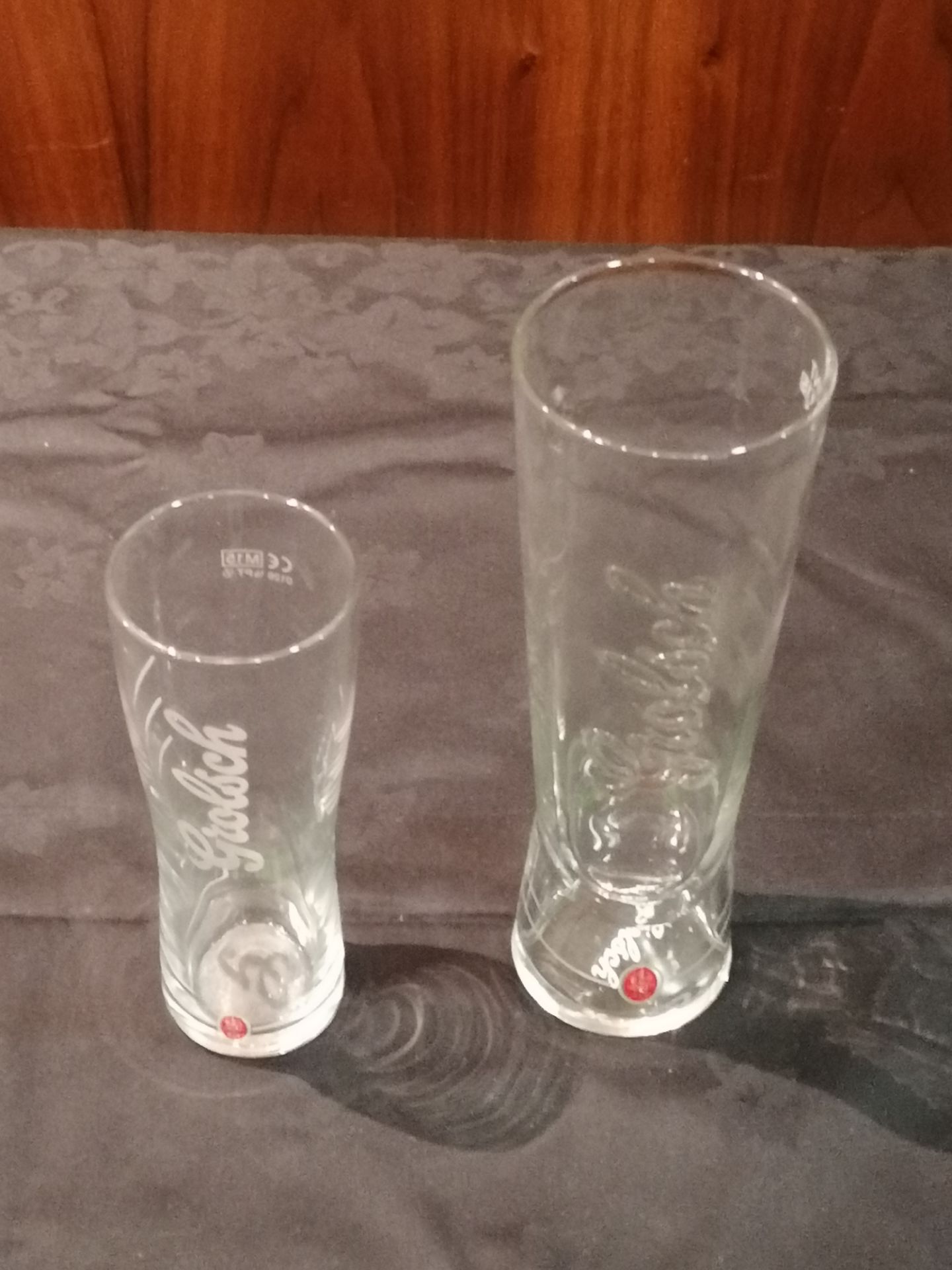 8 x Grolsh Glasses 4 x Pint 4 x 1/2 pint