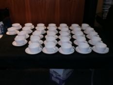 17 X Steelite coffee cups and saucers