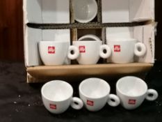 12 x illy espresso coffee cups new in box