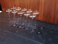 10 x 6oz Champagne flutes