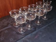 7 x Verre speak easy VSOP glasses