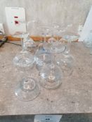 12 x mixed glasses (Please Note this Lot is only available for collection by appointment on Friday