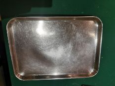 6 X Stainless steel trays width 265mm x length 365
