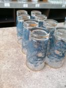 8 x Bacardi promotion glasses (Please Note this Lot is only available for collection by