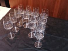 13 x illttala Wine glasses