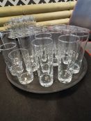 17 x Mixed sizes of tumbler glasses