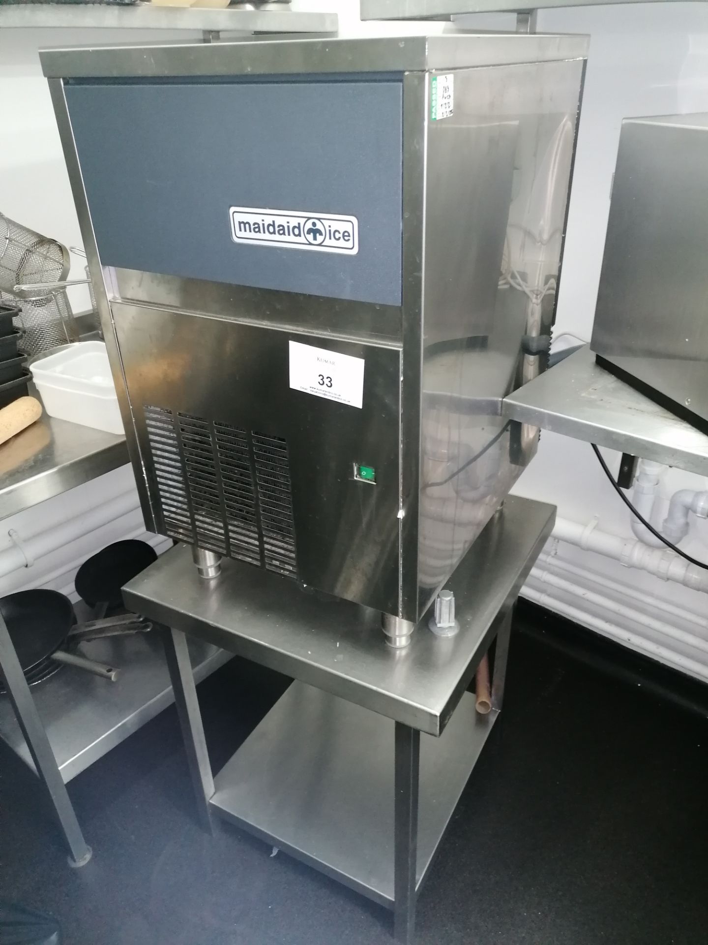 Maidaid M42-16 ice maker with stainless steel stan - Image 3 of 4