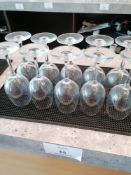 10 x White wine glasses (Please Note this Lot is only available for collection by appointment on