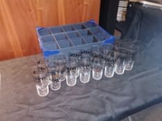 15 x Genuine Estrella pint glasses