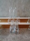 9 x Water jugs and decanters (Please Note this Lot is only available for collection by appointment