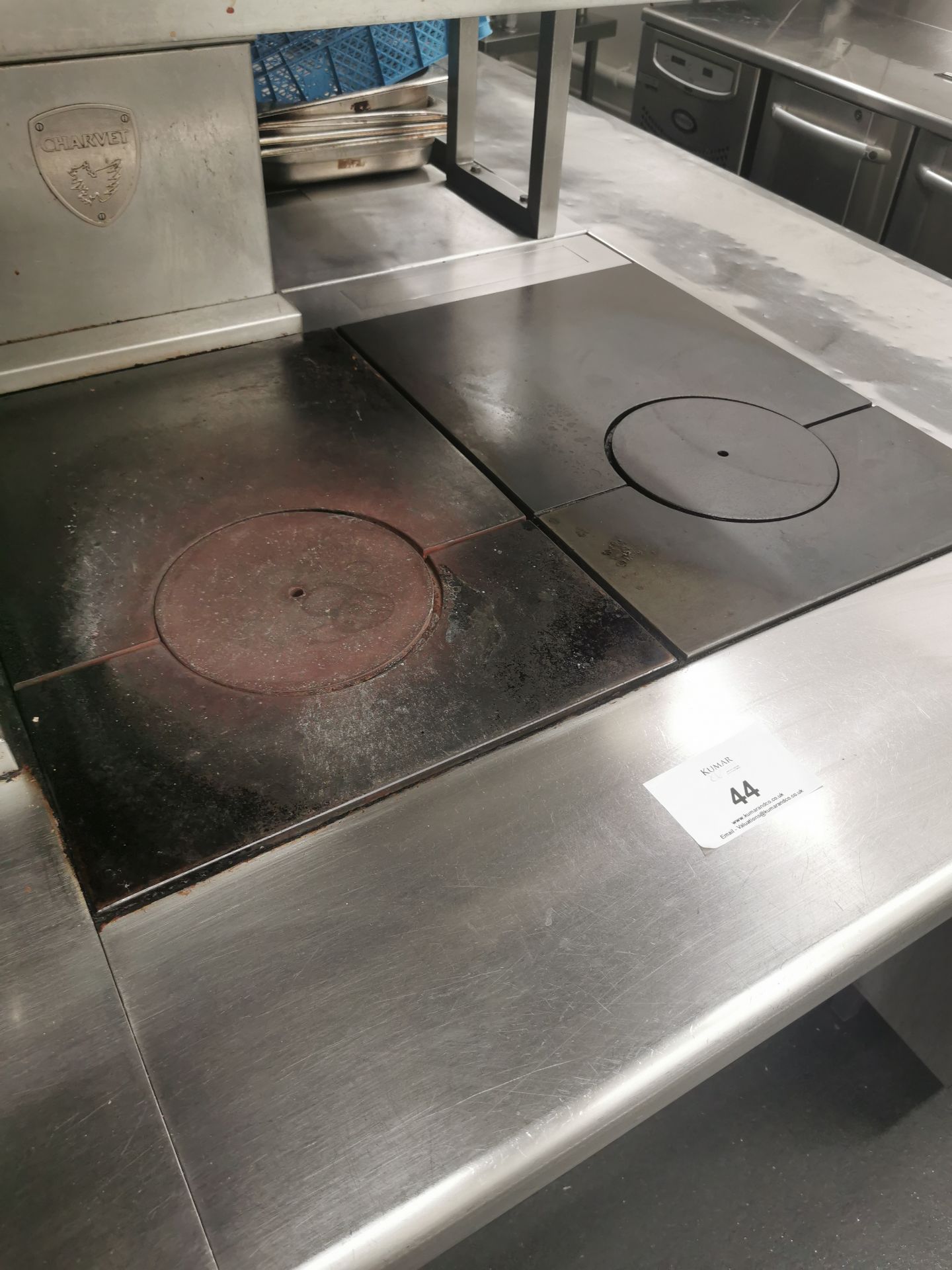 Charvet pro series twin hot plates and oven W85cm - Image 5 of 5