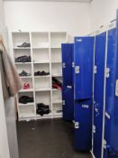 Contents of staff changing room including 15 x 2 d